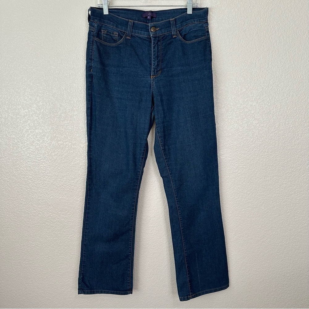 NYDJ Liftuck Blue Denim Modern Bootcut Jeans, Size 12